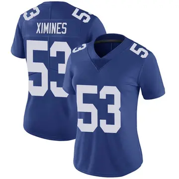Nike Oshane Ximines Women's Limited New York Giants Royal Team Color Vapor Untouchable Jersey