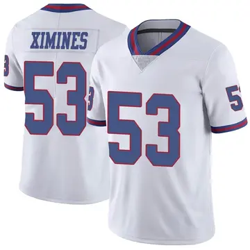 Nike Oshane Ximines Youth Limited New York Giants White Color Rush Jersey