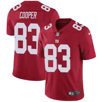 Nike Pharoh Cooper Men's Limited New York Giants Red Alternate Vapor Untouchable Jersey
