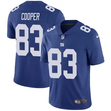 Nike Pharoh Cooper Men's Limited New York Giants Royal Team Color Vapor Untouchable Jersey