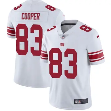 Nike Pharoh Cooper Men's Limited New York Giants White Vapor Untouchable Jersey