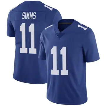 Nike Phil Simms Youth Limited New York Giants Royal Team Color Vapor Untouchable Jersey
