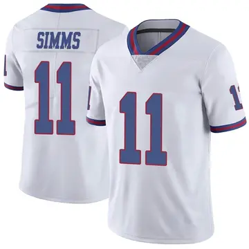 Nike Phil Simms Youth Limited New York Giants White Color Rush Jersey