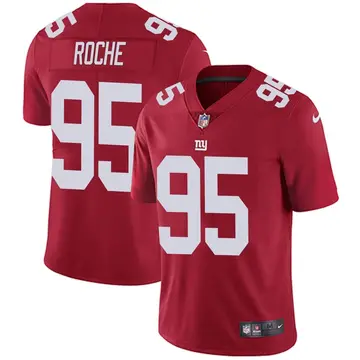 Nike Quincy Roche Men's Limited New York Giants Red Alternate Vapor Untouchable Jersey