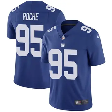 Nike Quincy Roche Youth Limited New York Giants Royal Team Color Vapor Untouchable Jersey