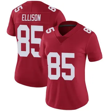 Nike Rhett Ellison Women's Limited New York Giants Red Alternate Vapor Untouchable Jersey