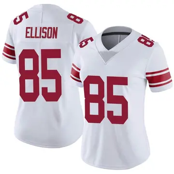 Nike Rhett Ellison Women's Limited New York Giants White Vapor Untouchable Jersey