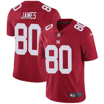 Nike Richie James Men's Limited New York Giants Red Alternate Vapor Untouchable Jersey