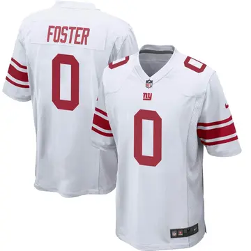Nike Robert Foster Men's Game New York Giants White Jersey