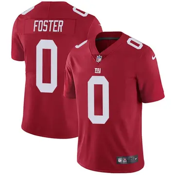 Nike Robert Foster Men's Limited New York Giants Red Alternate Vapor Untouchable Jersey