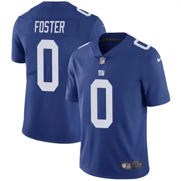 Nike Robert Foster Men's Limited New York Giants Royal Team Color Vapor Untouchable Jersey