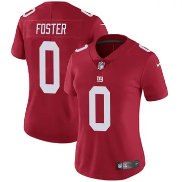 Nike Robert Foster Women's Limited New York Giants Red Alternate Vapor Untouchable Jersey