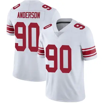 Nike Ryder Anderson Men's Limited New York Giants White Vapor Untouchable Jersey