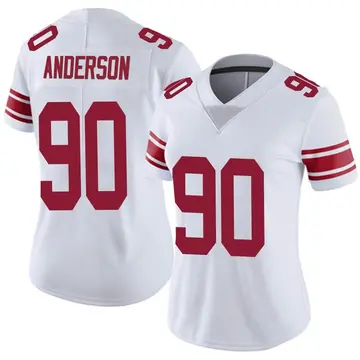 Nike Ryder Anderson Women's Limited New York Giants White Vapor Untouchable Jersey