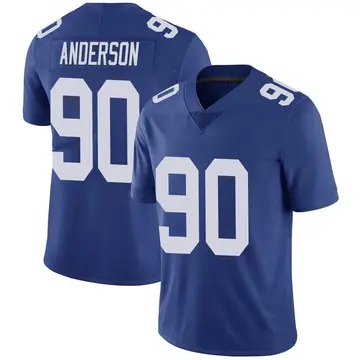 Nike Ryder Anderson Youth Limited New York Giants Royal Team Color Vapor Untouchable Jersey