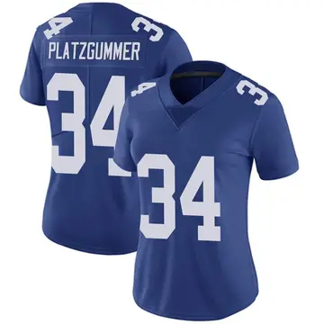 Nike Sandro Platzgummer Women's Limited New York Giants Royal Team Color Vapor Untouchable Jersey