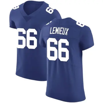 Nike Shane Lemieux Men's Elite New York Giants Royal Team Color Vapor Untouchable Jersey