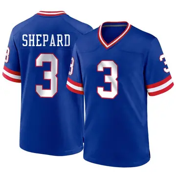 Nike Sterling Shepard Men's Game New York Giants Royal Classic Jersey