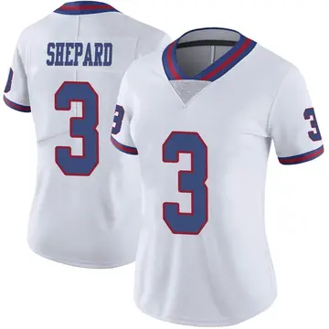 Nike Sterling Shepard Women's Limited New York Giants White Color Rush Jersey