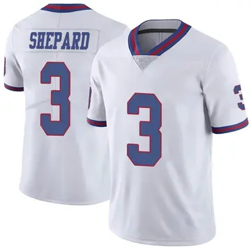 Nike Sterling Shepard Youth Limited New York Giants White Color Rush Jersey