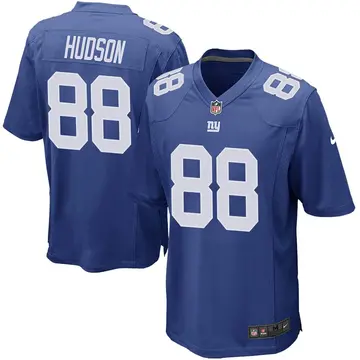 Nike Tanner Hudson Youth Game New York Giants Royal Team Color Jersey