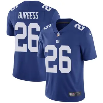 Nike Terrell Burgess Youth Limited New York Giants Royal Team Color Vapor Untouchable Jersey