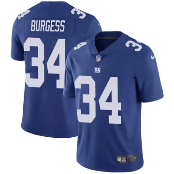 Nike Terrell Burgess Youth Limited New York Giants Royal Team Color Vapor Untouchable Jersey