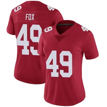 Nike Tomon Fox Women's Limited New York Giants Red Alternate Vapor Untouchable Jersey