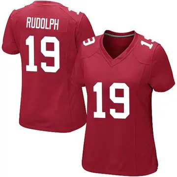 Nike Travis Rudolph Women's Game New York Giants Red Alternate Jersey