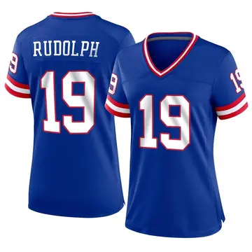 Nike Travis Rudolph Women's Game New York Giants Royal Classic Jersey