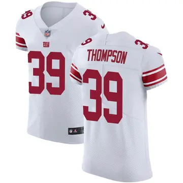 Nike Trenton Thompson Men's Elite New York Giants White Vapor Untouchable Jersey
