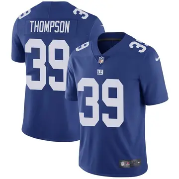 Nike Trenton Thompson Men's Limited New York Giants Royal Team Color Vapor Untouchable Jersey