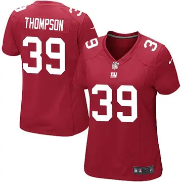 Nike Trenton Thompson Women's Game New York Giants Red Alternate Jersey
