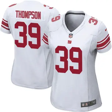 Nike Trenton Thompson Women's Game New York Giants White Jersey