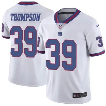 Nike Trenton Thompson Youth Limited New York Giants White Color Rush Jersey