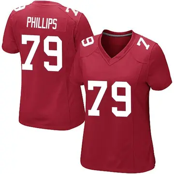 Nike Tyre Phillips Women's Game New York Giants Red Alternate Jersey