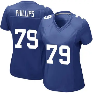 Nike Tyre Phillips Women's Game New York Giants Royal Team Color Jersey