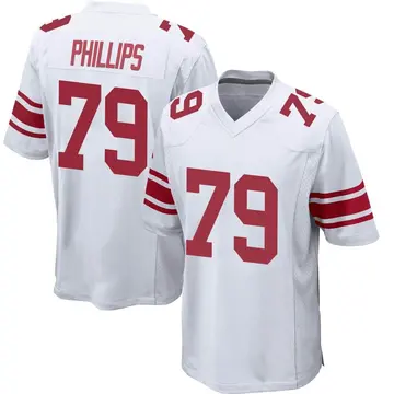 Nike Tyre Phillips Youth Game New York Giants White Jersey