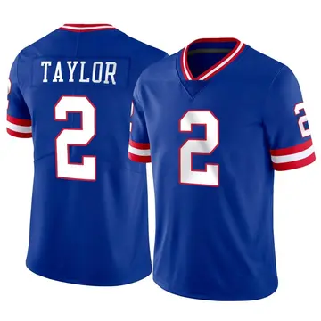 Nike Tyrod Taylor Men's Limited New York Giants Classic Vapor Jersey