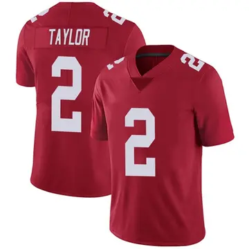 Nike Tyrod Taylor Men's Limited New York Giants Red Alternate Vapor Untouchable Jersey