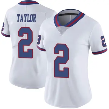 Nike Tyrod Taylor Women's Limited New York Giants White Color Rush Jersey