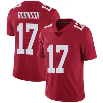 Nike Wan'Dale Robinson Men's Limited New York Giants Red Alternate Vapor Untouchable Jersey