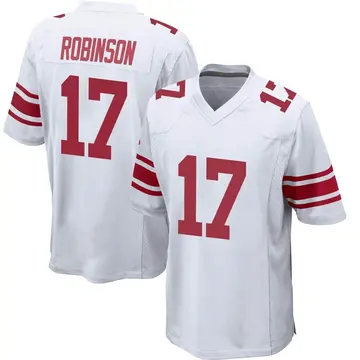 Nike Wan'Dale Robinson Youth Game New York Giants White Jersey
