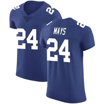 Nike Willie Mays Men's Elite New York Giants Royal Team Color Vapor Untouchable Jersey