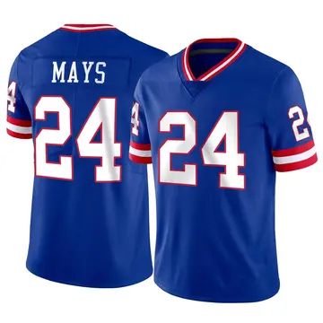 Nike Willie Mays Men's Limited New York Giants Classic Vapor Jersey