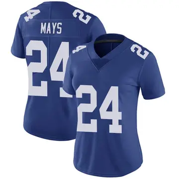 Nike Willie Mays Women's Limited New York Giants Royal Team Color Vapor Untouchable Jersey