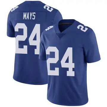 Nike Willie Mays Youth Limited New York Giants Royal Team Color Vapor Untouchable Jersey