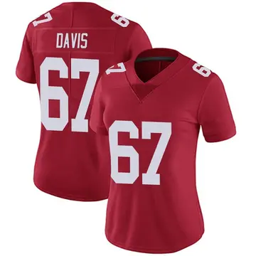 Nike Wyatt Davis Women's Limited New York Giants Red Alternate Vapor Untouchable Jersey