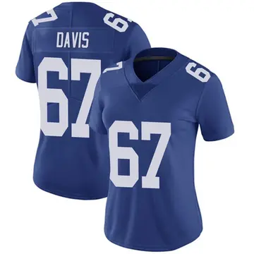 Nike Wyatt Davis Women's Limited New York Giants Royal Team Color Vapor Untouchable Jersey