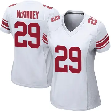 Nike Xavier McKinney Women's Game New York Giants White Jersey